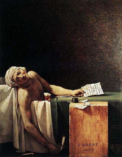 Jacques-Louis David The Death of Marat china oil painting image